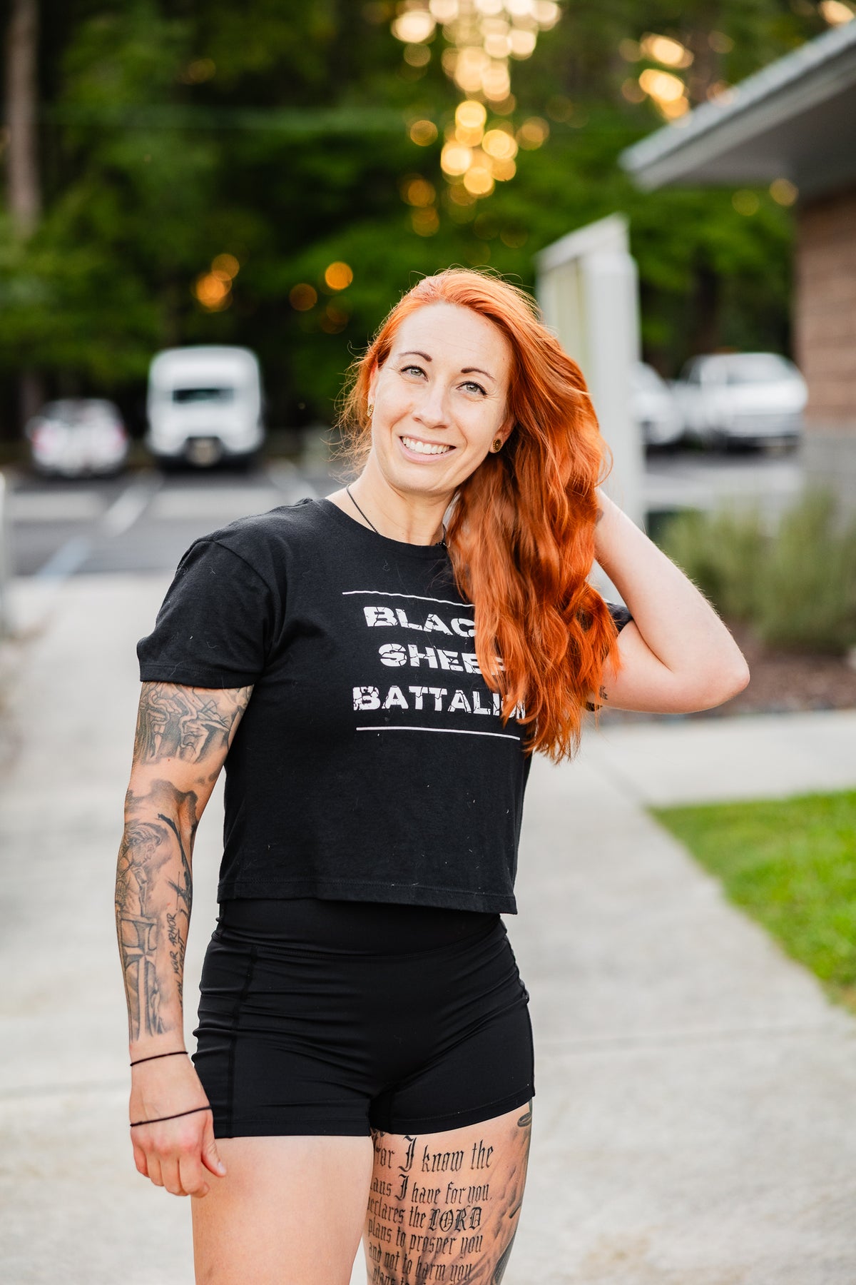 Black Sheep Women’s crop top tee